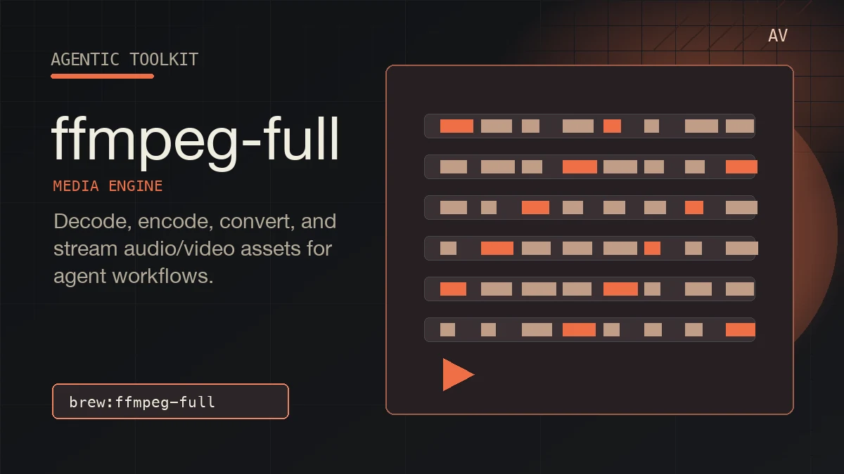 Abstract Agentic Toolkit artwork for ffmpeg-full