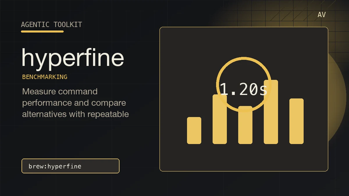 Abstract Agentic Toolkit artwork for hyperfine