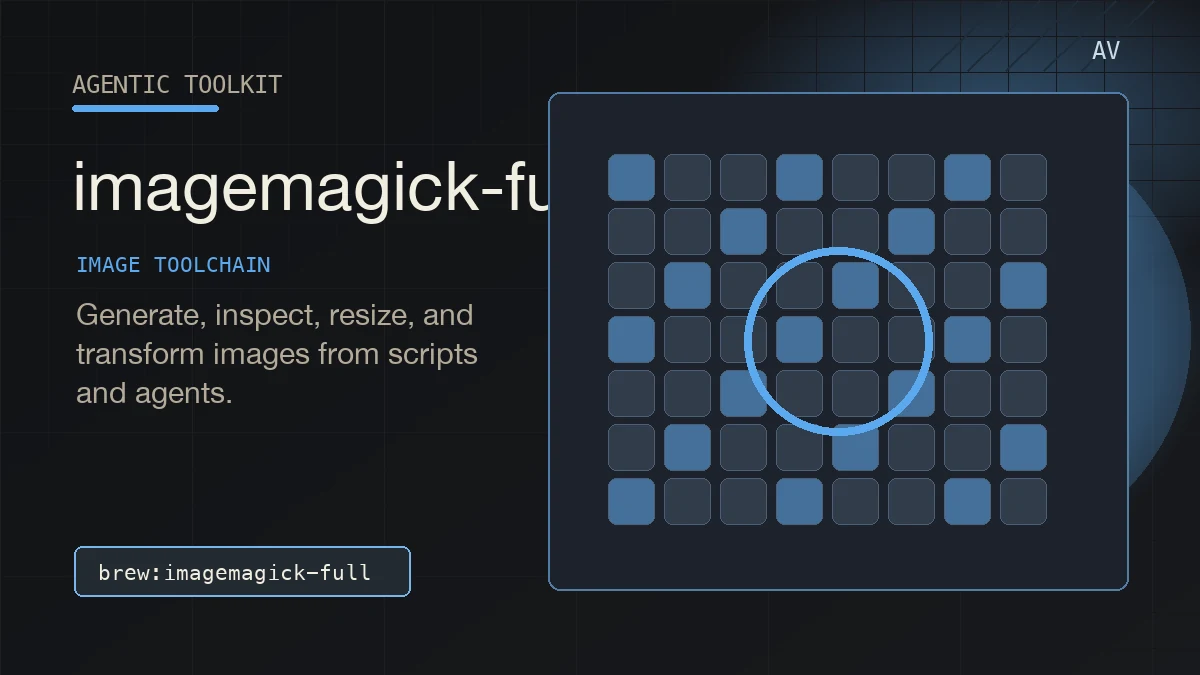 Abstract Agentic Toolkit artwork for imagemagick-full