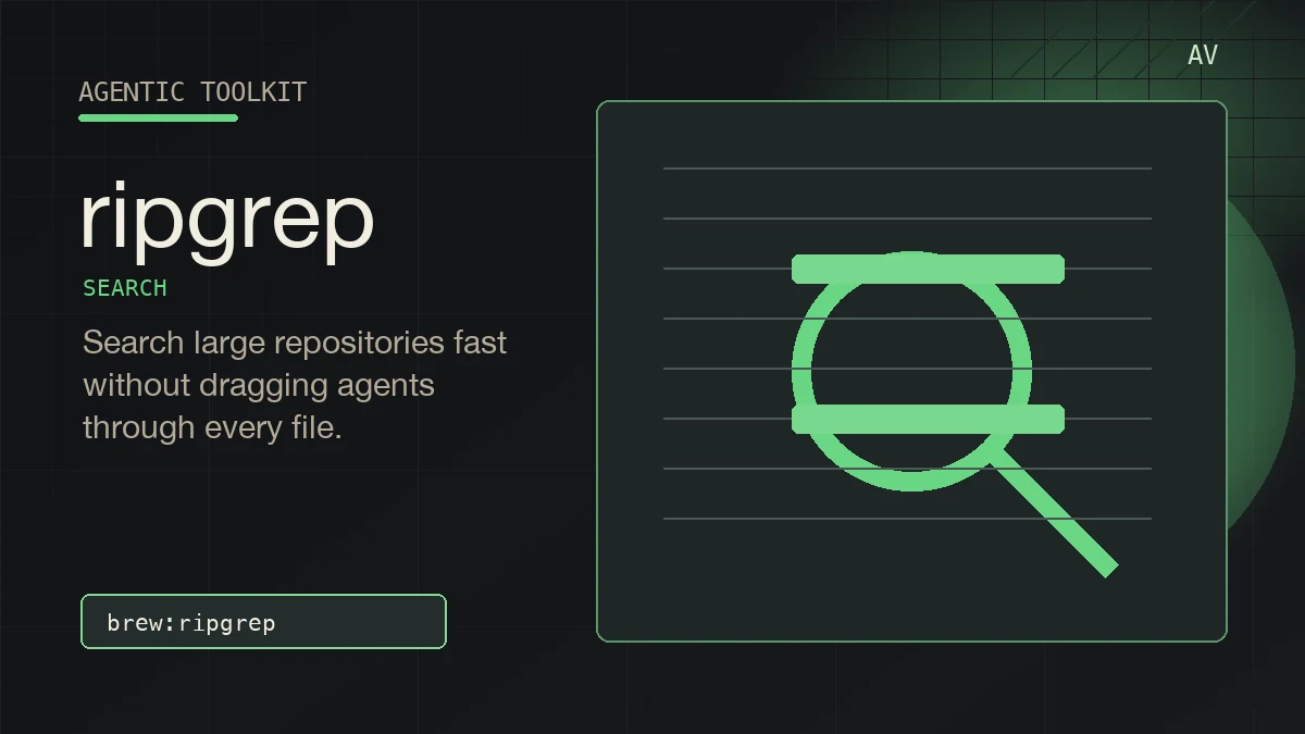 Abstract Agentic Toolkit artwork for ripgrep