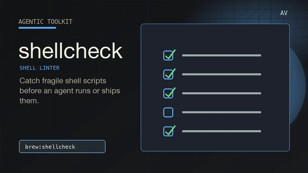 Abstract Agentic Toolkit artwork for shellcheck