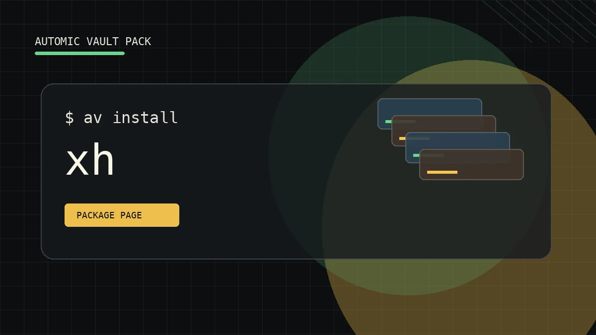 Abstract UNIX++ Pack artwork for xh